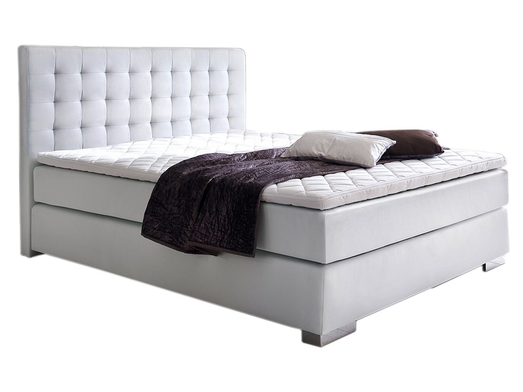 Joe Boxspring PU weiss 7606 14 frei